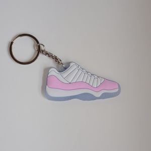 Jordan 11 Low Shoe Rubber Keychain.